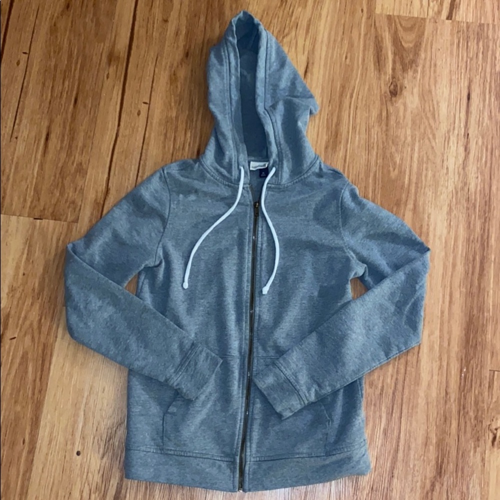 Grey Zip Up Hoodie